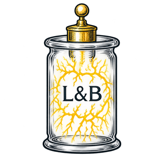 The Leyden & Beam jar, golden light inside